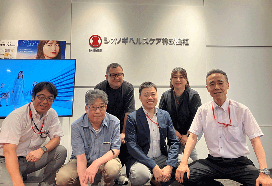 シオノギヘルスケア 社内プロジェクトのメンバー